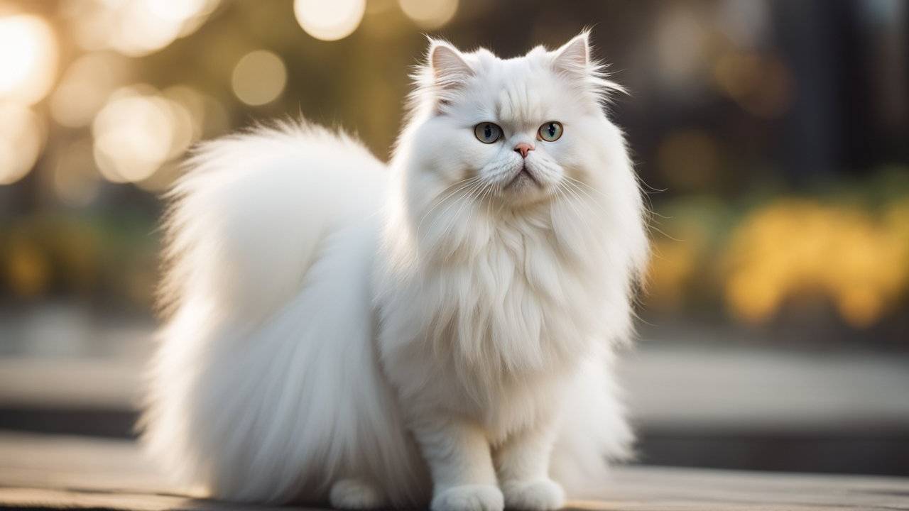 Características Físicas da Gata Persa Branca