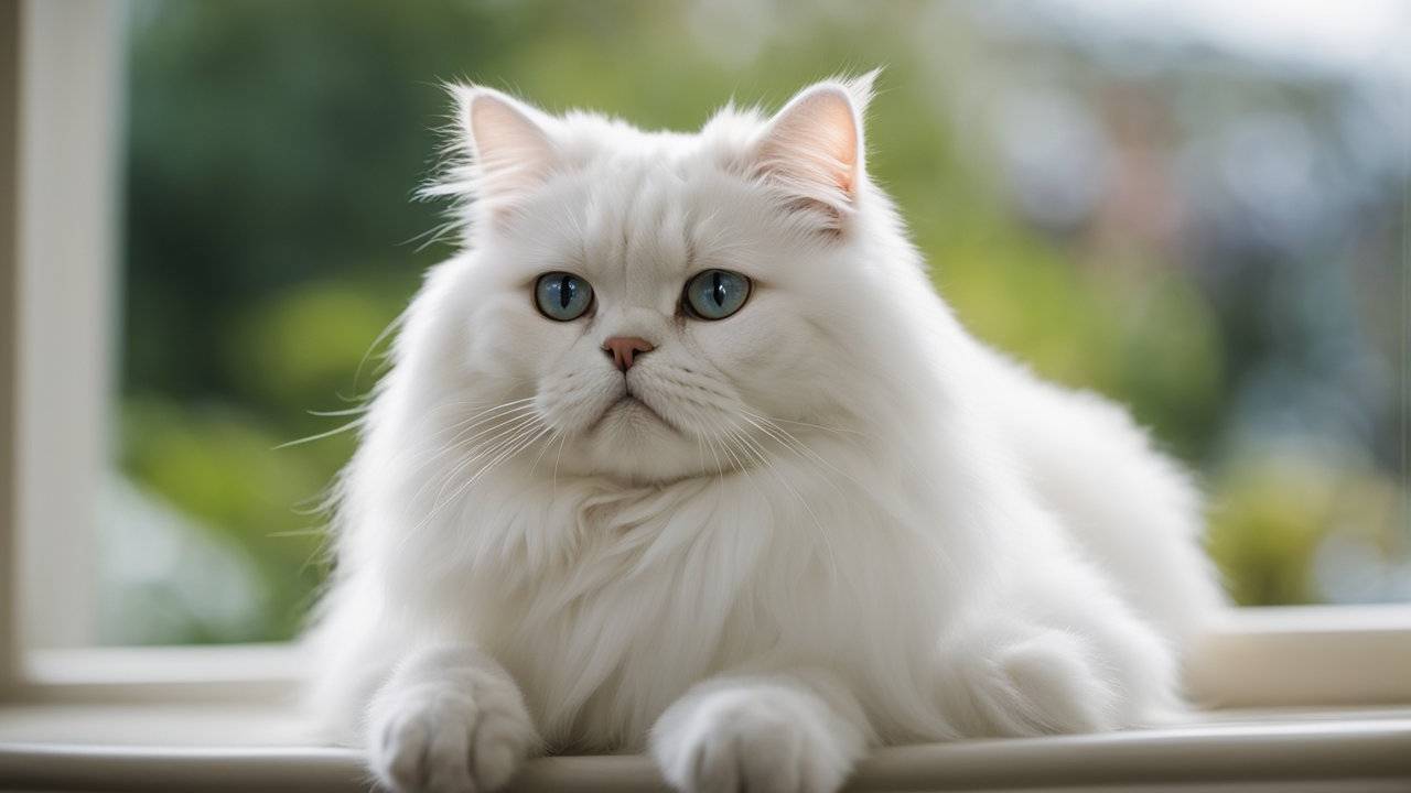 Gata Persa Branca