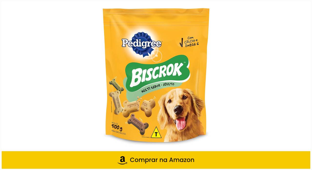 Pedigree Biscrok Para Cães Adultos Multi 500 G