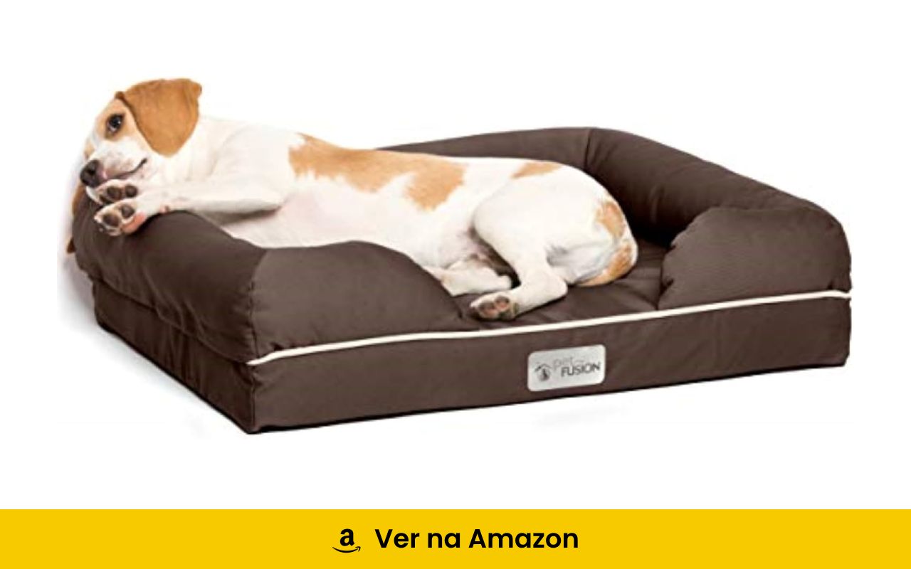 PetFusion Cama para cães definitiva, espuma viscoelástica ortopédica