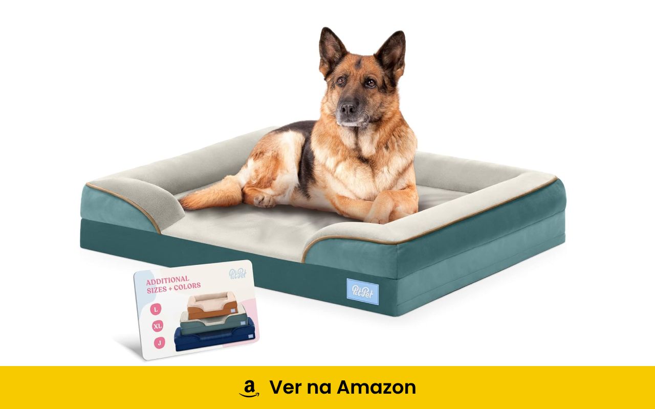 Sofá-cama ortopédico para cães – Cama de cachorro ultra confortável para cães extra grande – Cama para animais de estimação respirável 